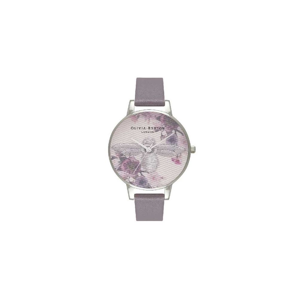 Gray Artificial Leather Dress Watch