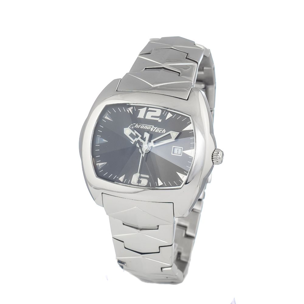 Chronotech Silver Stainless Steel Men's Watch