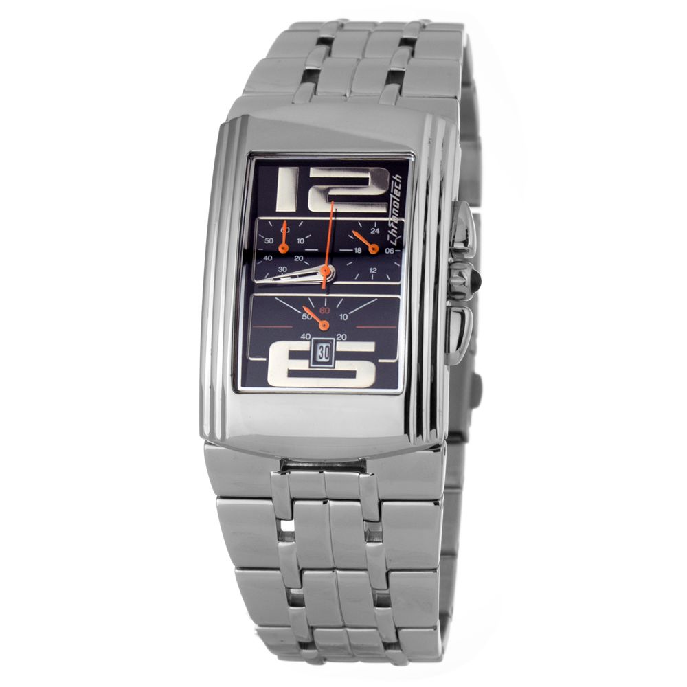 Chronotech Silver Stainless Steel Men's Watch