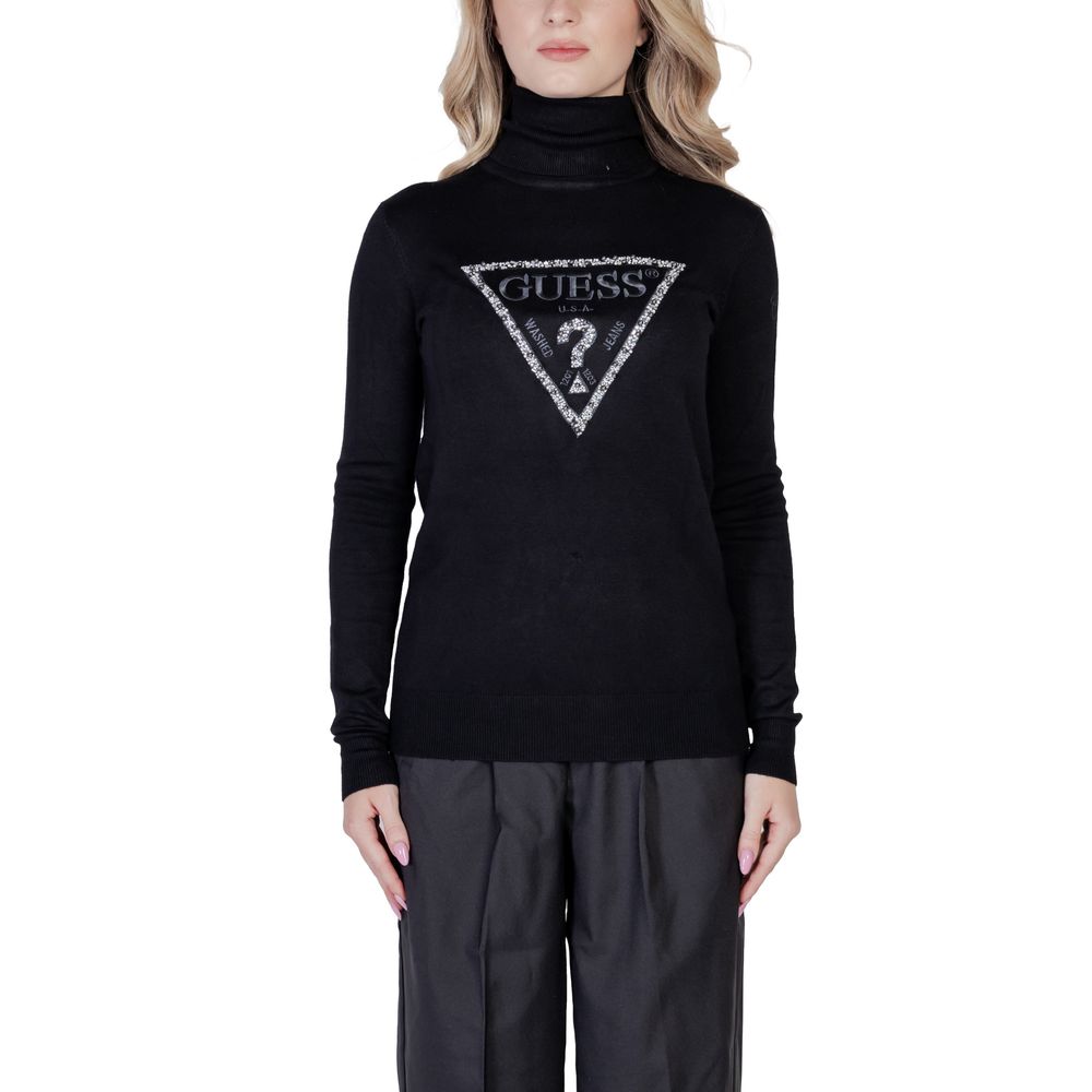 Black Viscose Turtleneck