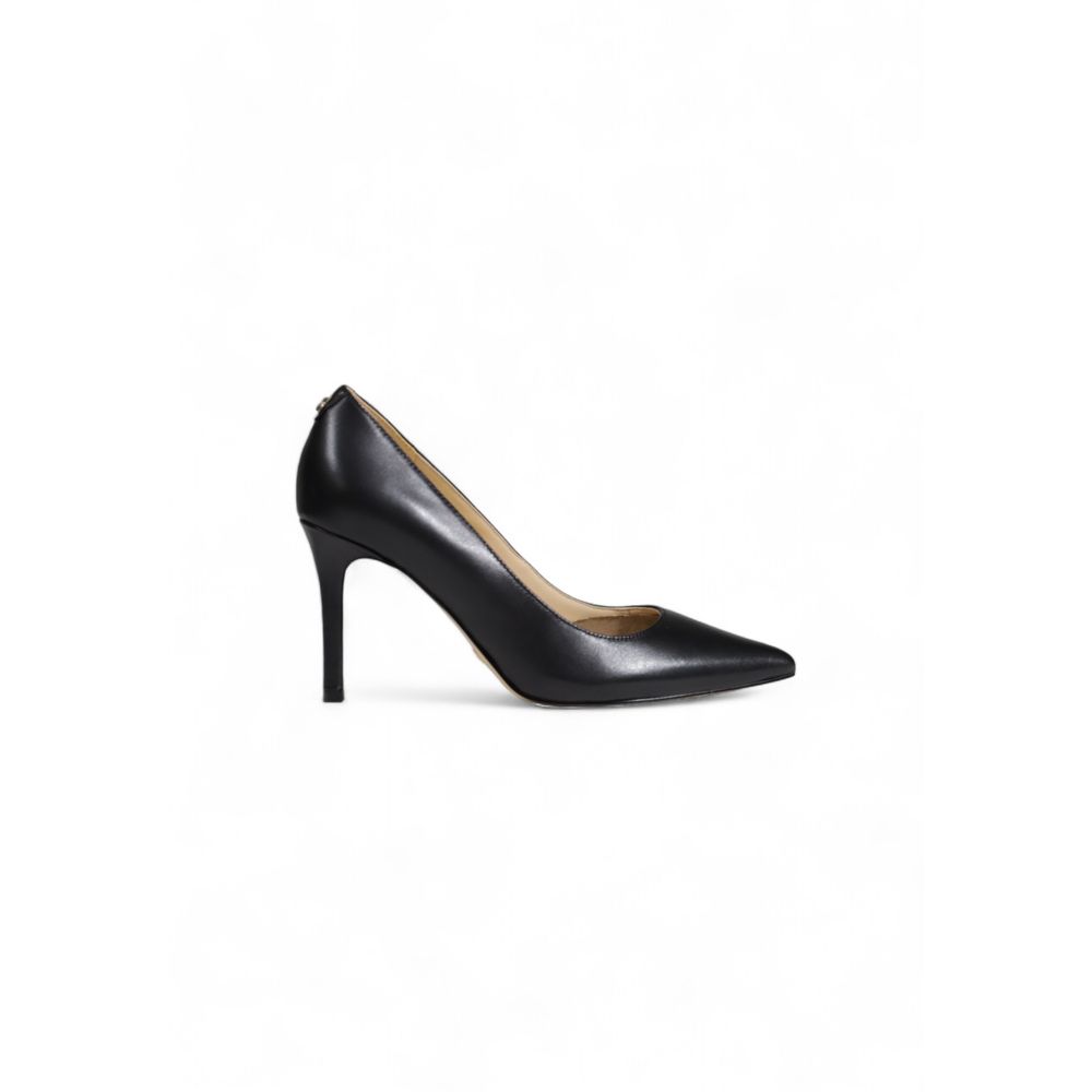 Black Leather High Heel