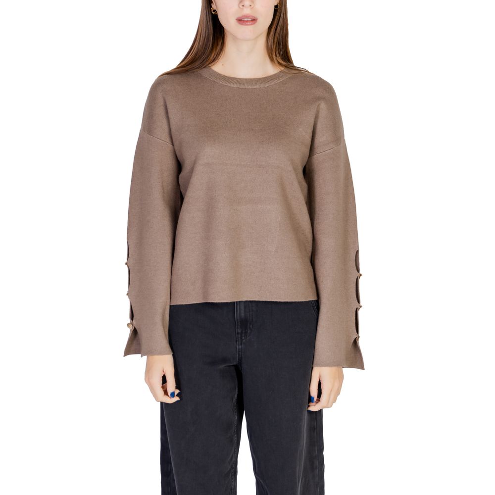 Brown Viscose Sportswear
