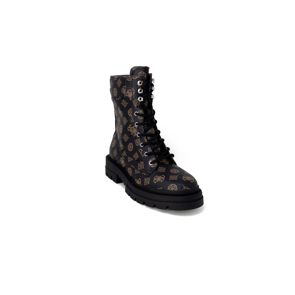 Brown Artificial Leather Boot