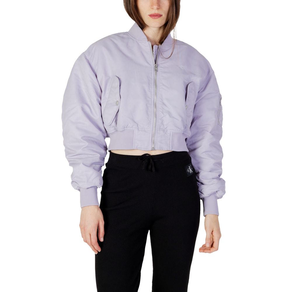 Purple Polyamide Bomber