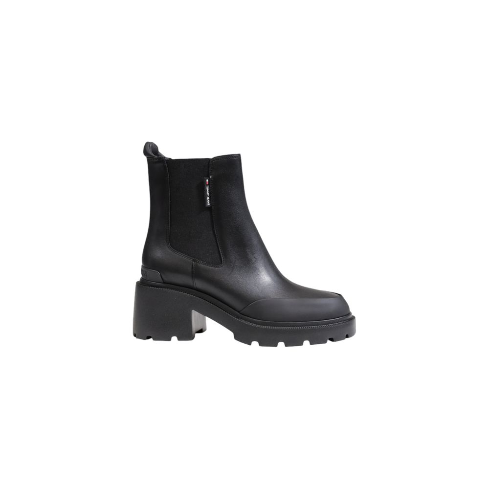 Black Leather Ankle