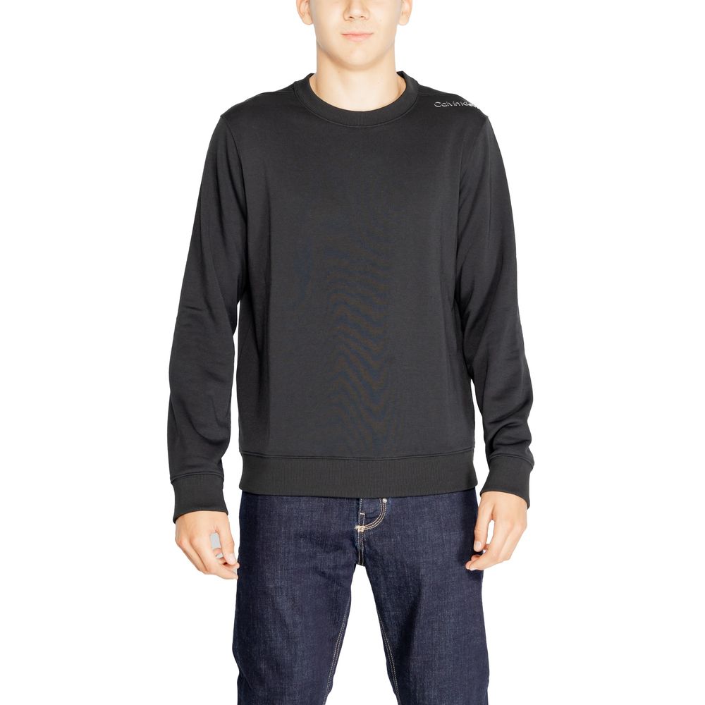 Black Recycled Polyester Sweatshirt