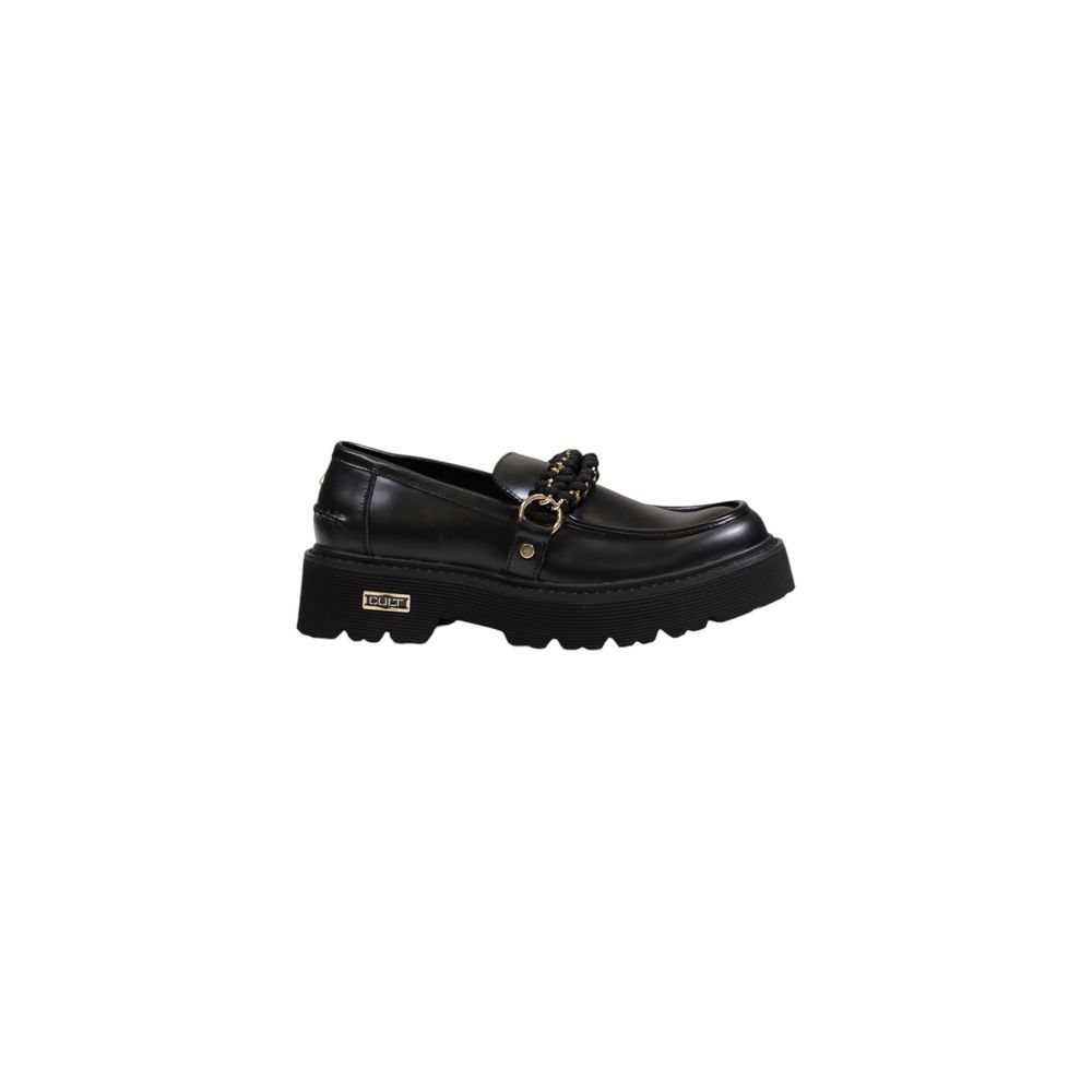 Black Leather Platform