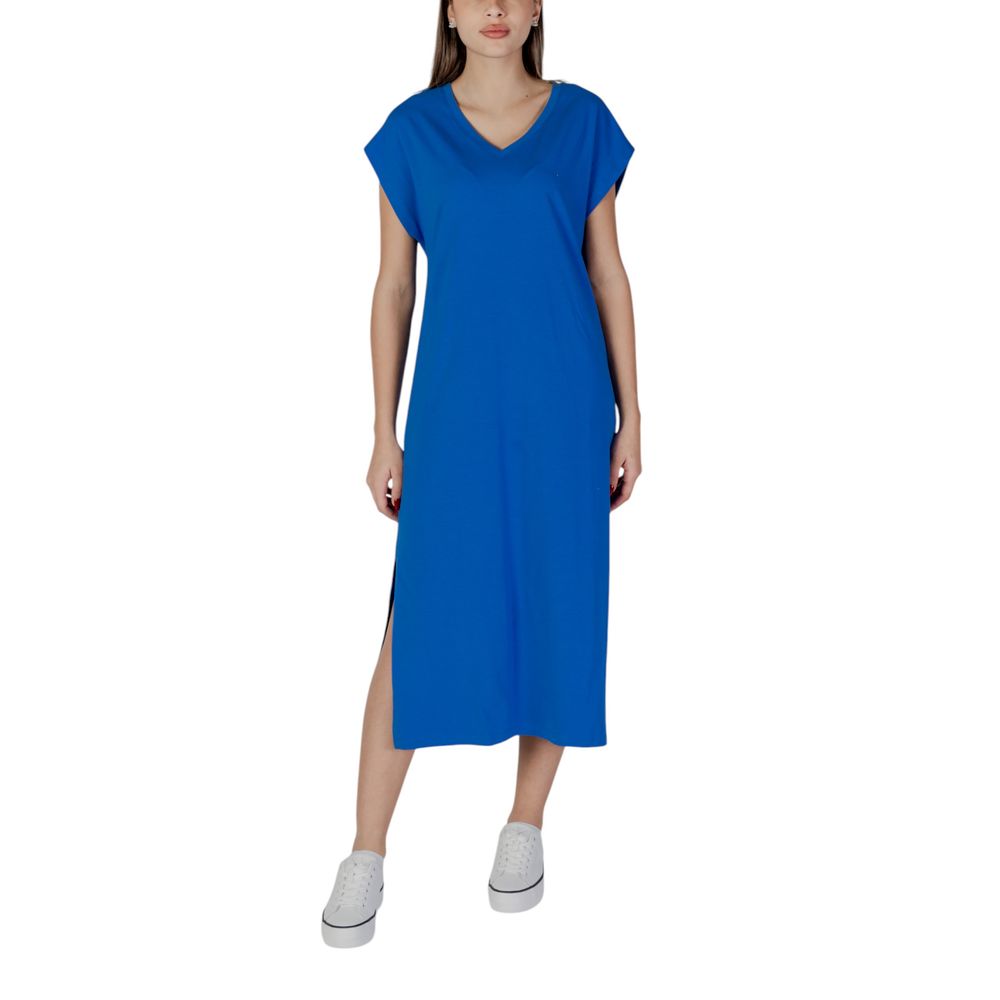 Blue Cotton Midi