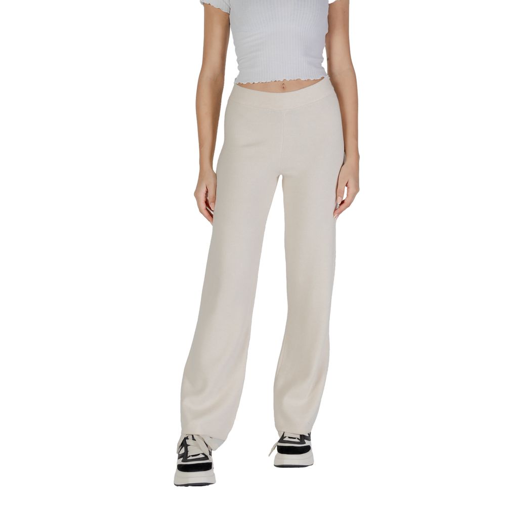 Cream Viscose Pant