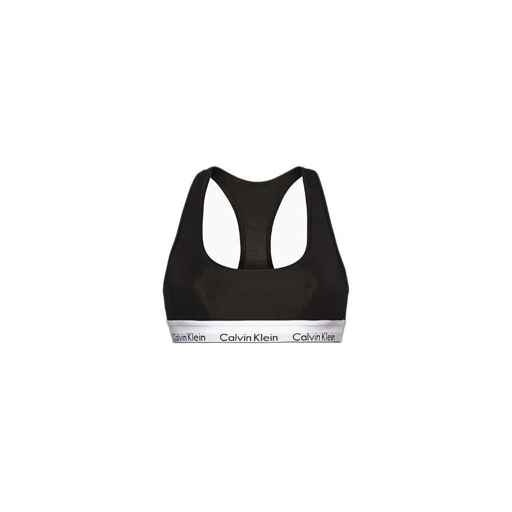Black Cotton Bra