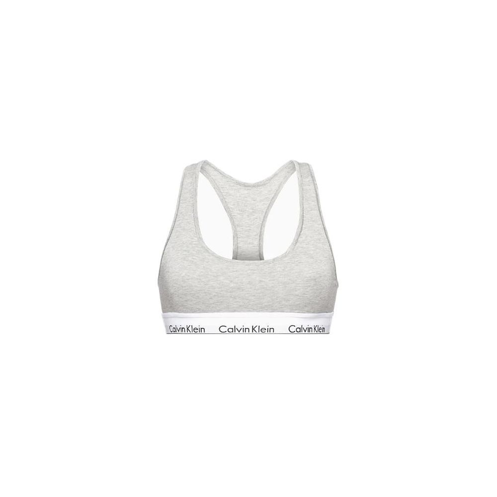 Gray Cotton Bra