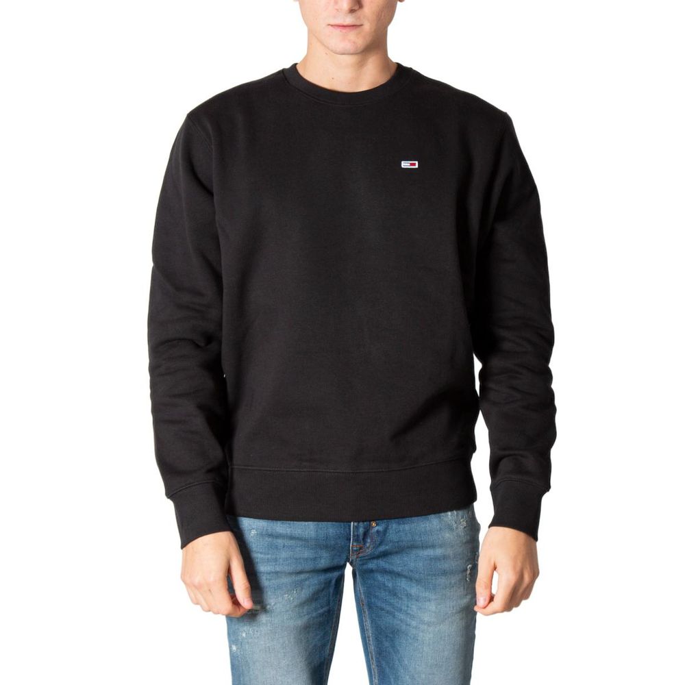 Black Cotton Sweatshirt