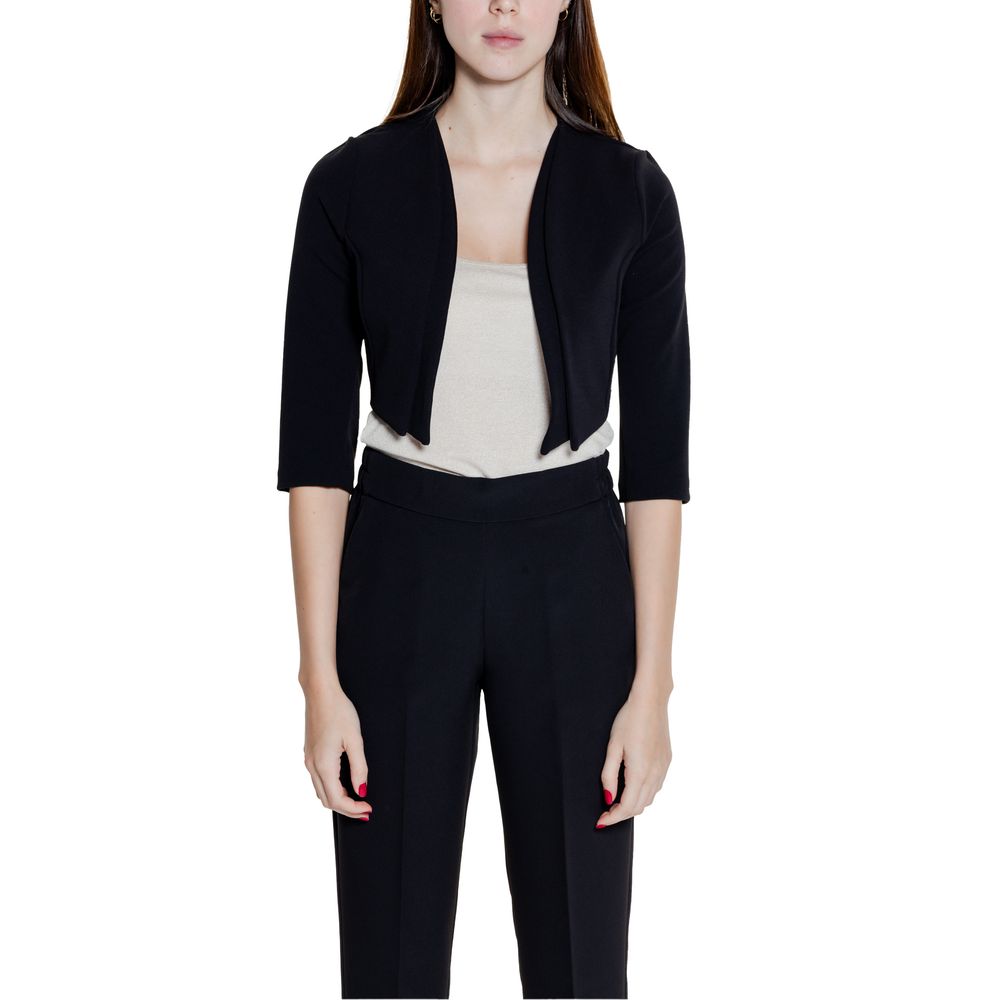Black Polyester Sweater
