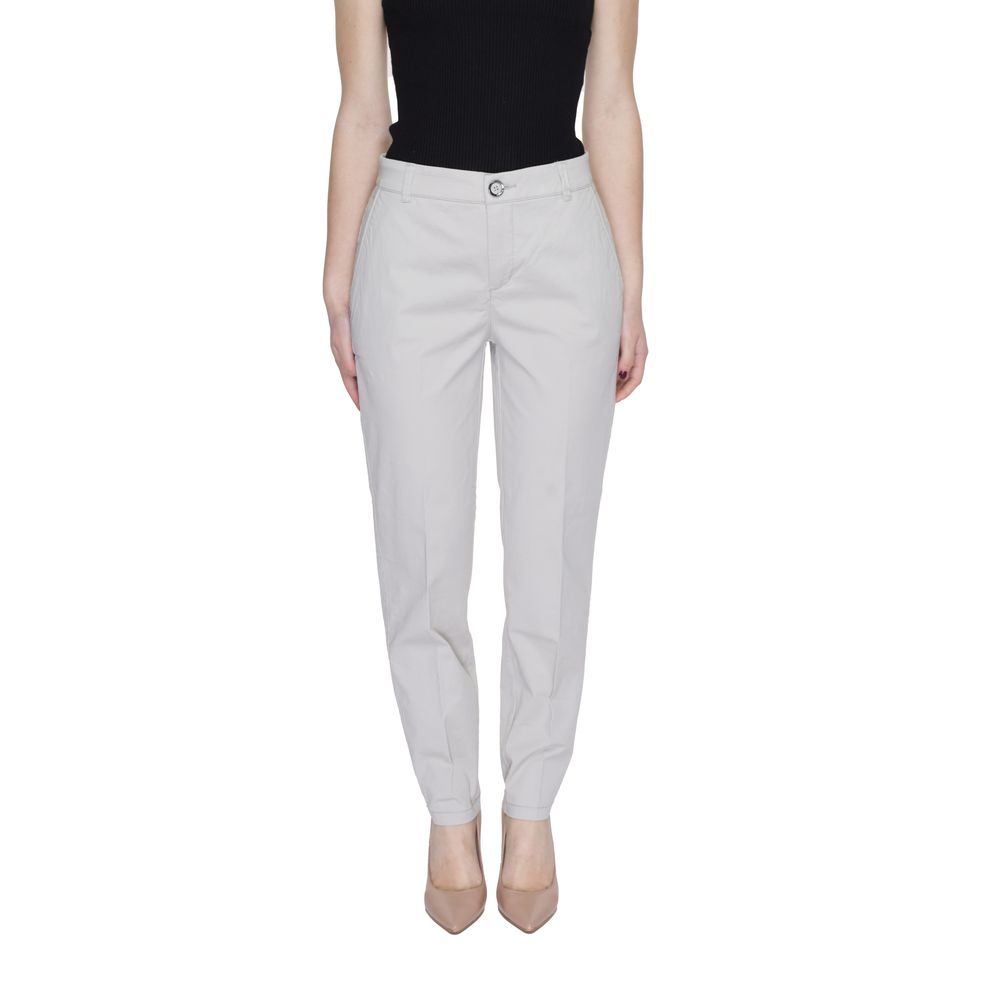 Beige Cotton Pant