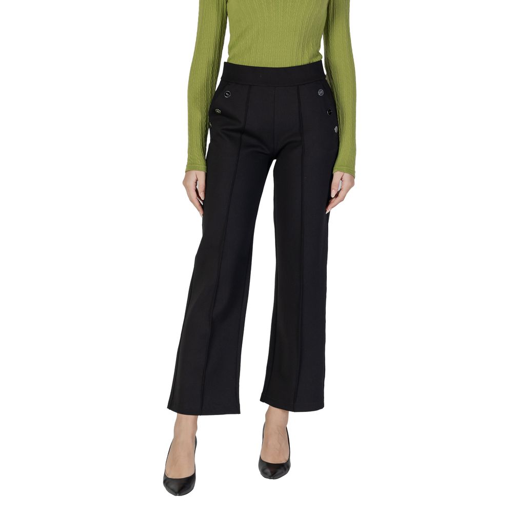 Black Viscose Pant