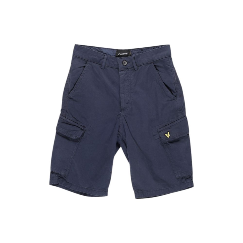 Blue Cotton Bermuda