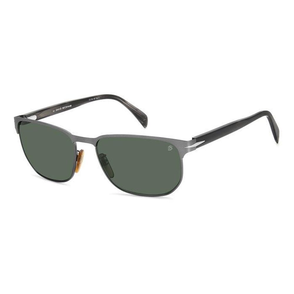 David Beckham Gray Metal Men's Sunglasses