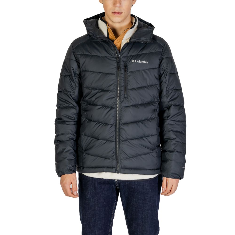 Black Polyester Jackets & Coat