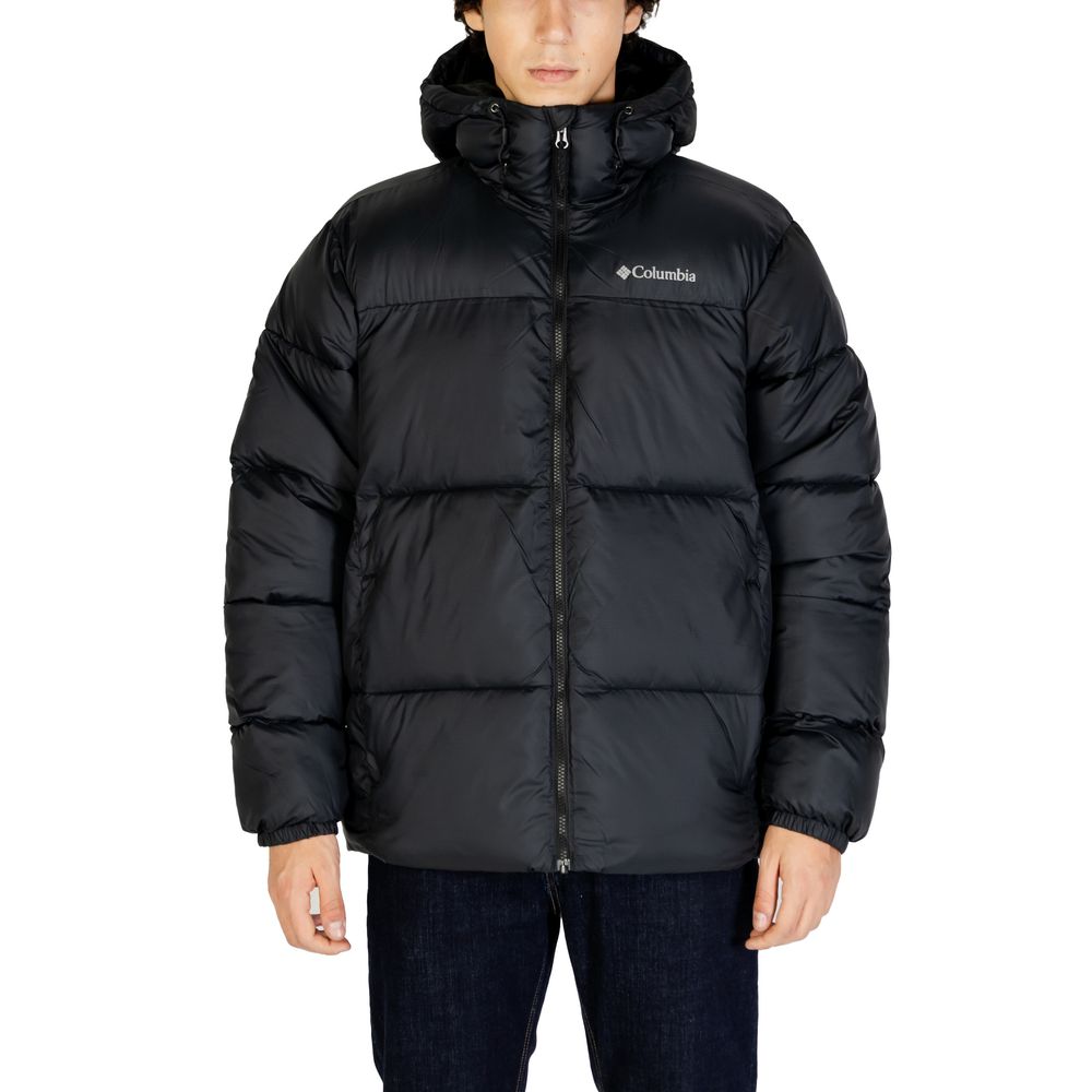 Black Nylon Jackets & Coat