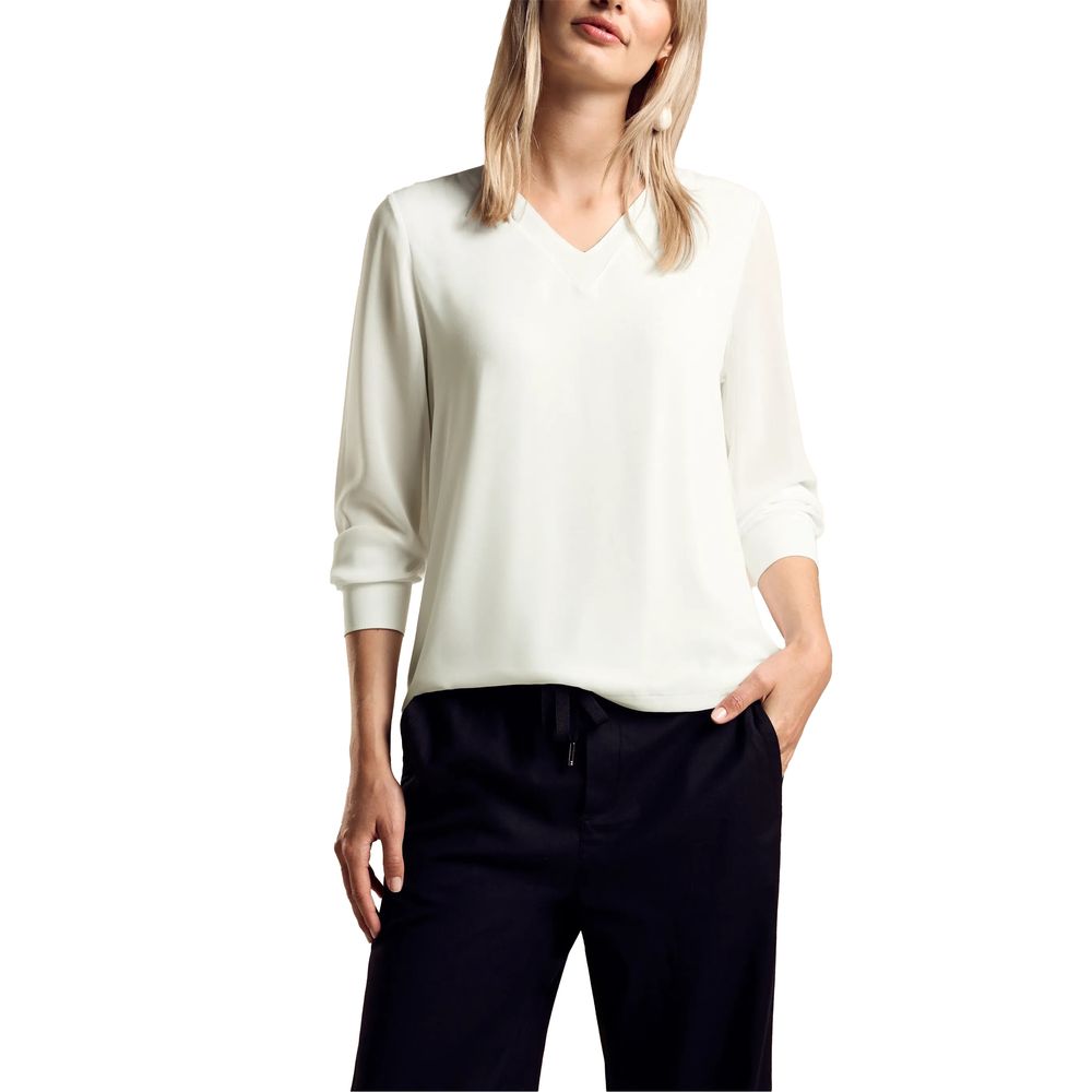 White Viscose Blouse