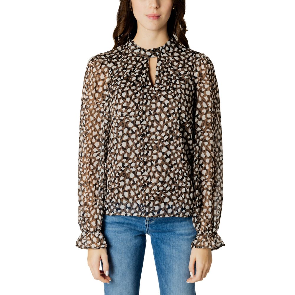 Black Recycled Polyester Blouse