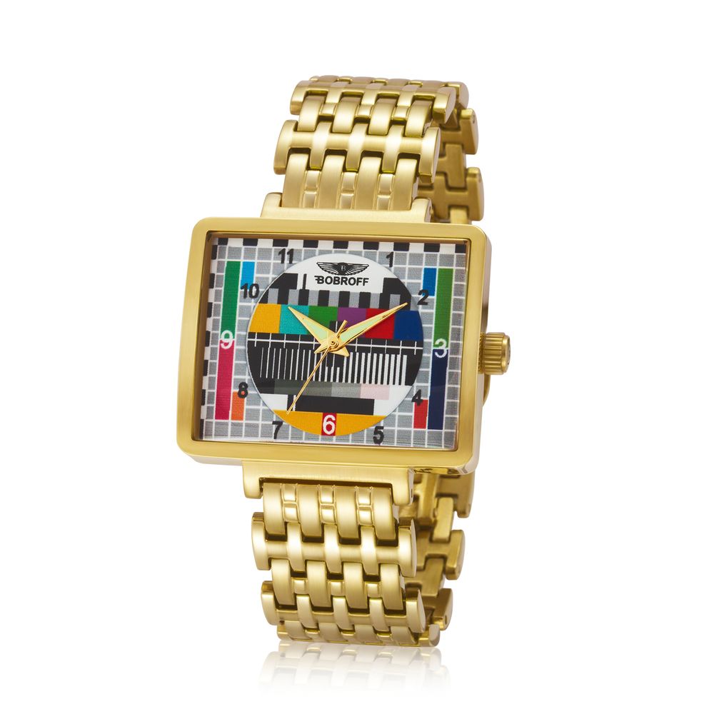 Gold Stainless Steel Watch