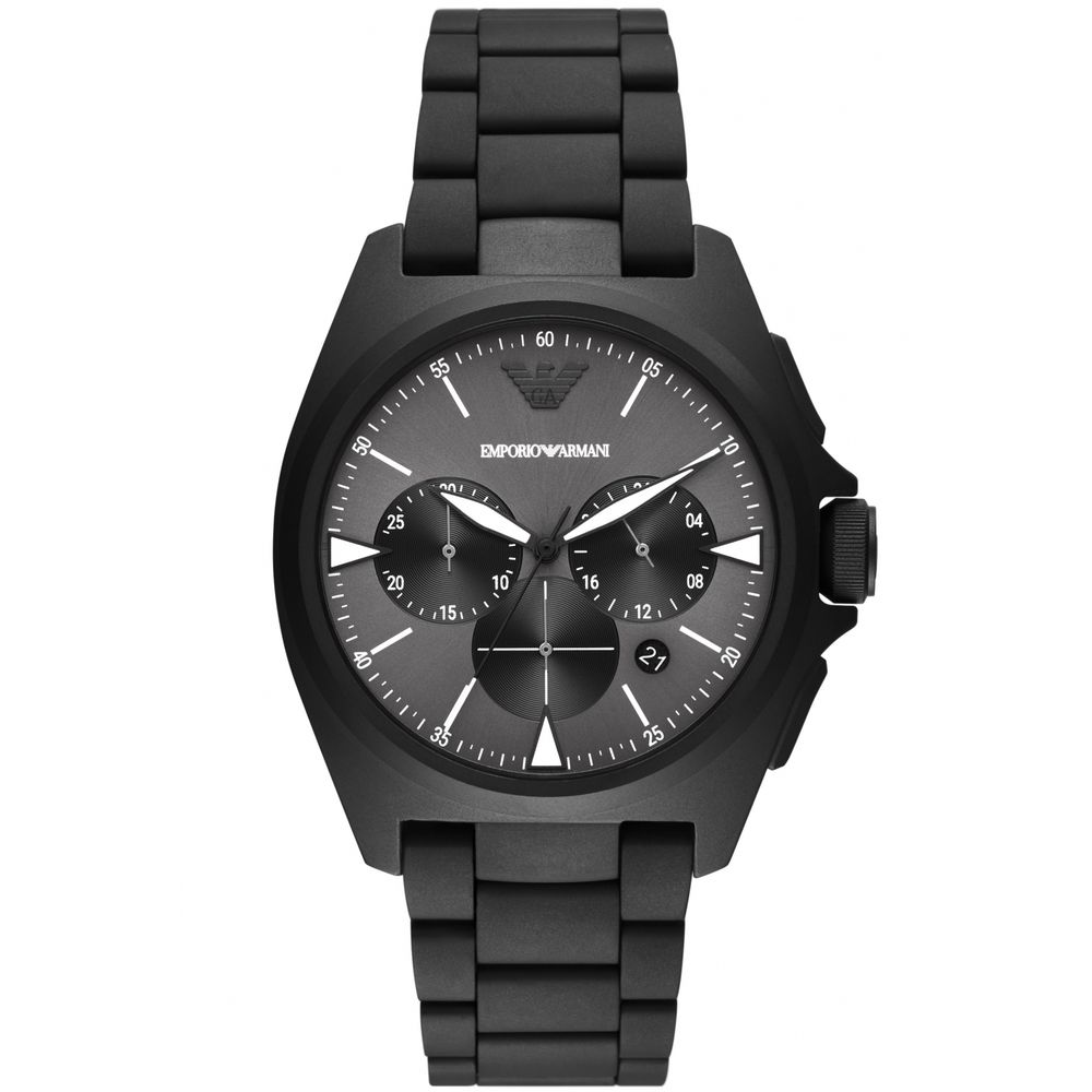 Armani Black Stainless Steel Men's Watch