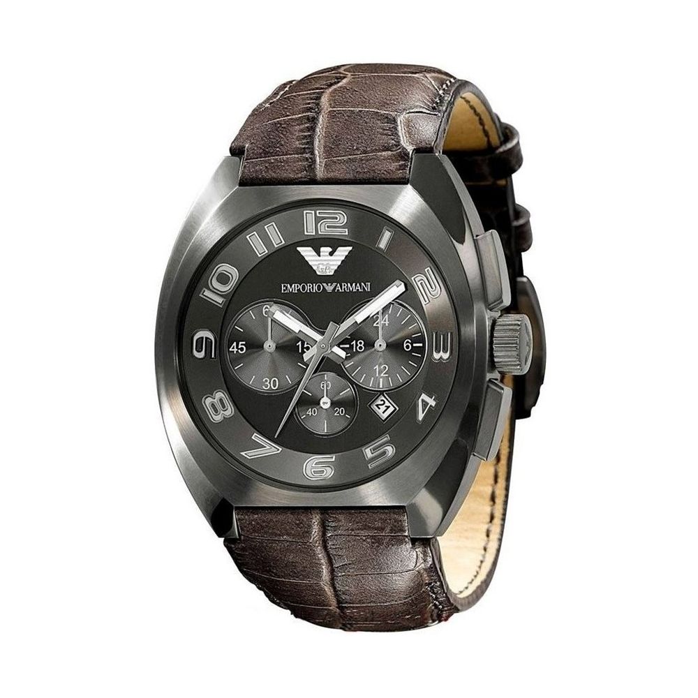 Armani Brown Cowhide Men's Watch