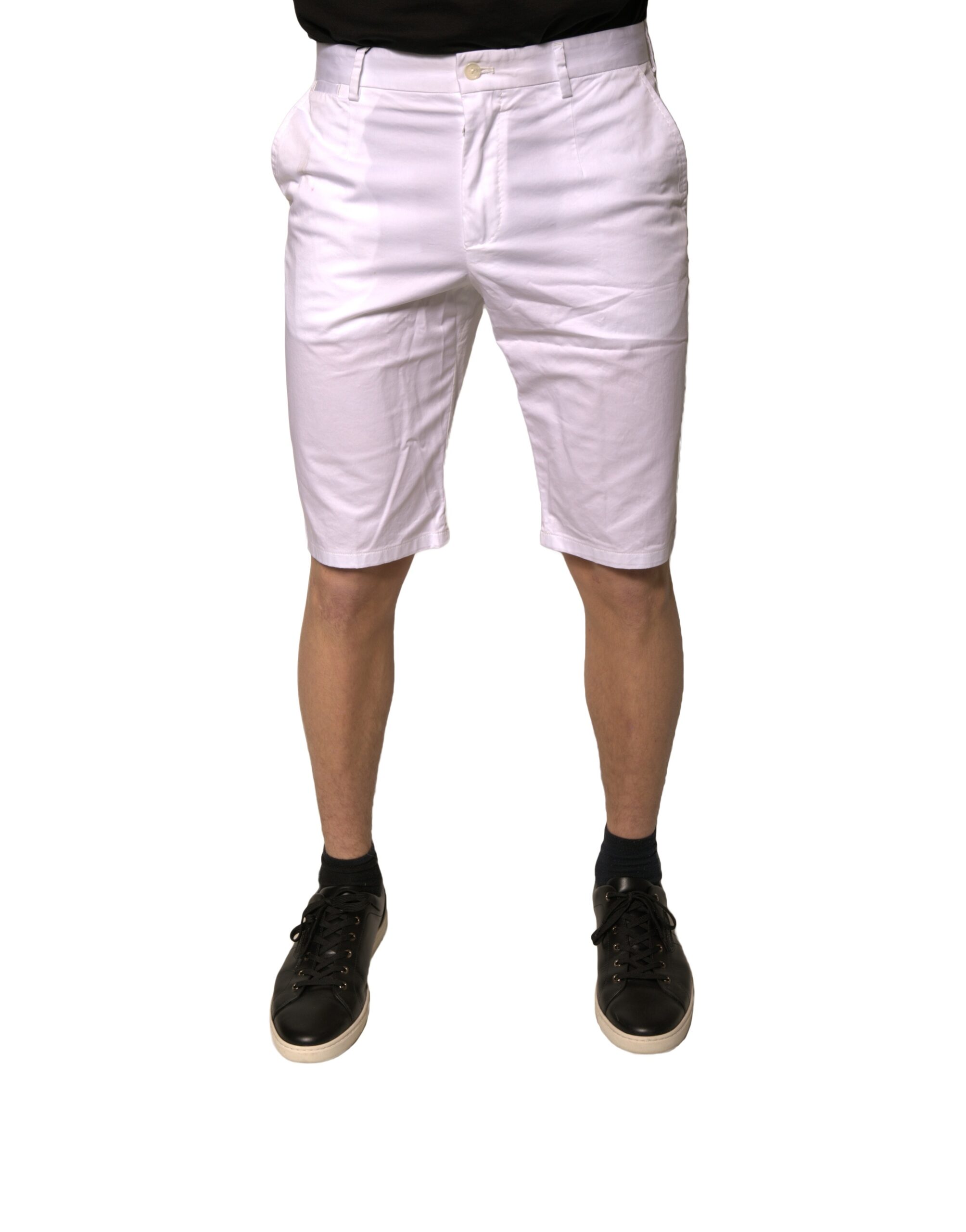 Bermuda Shorts WeiÃƒÂŸe Shorts Herren Baumwolle Weiße Leinen