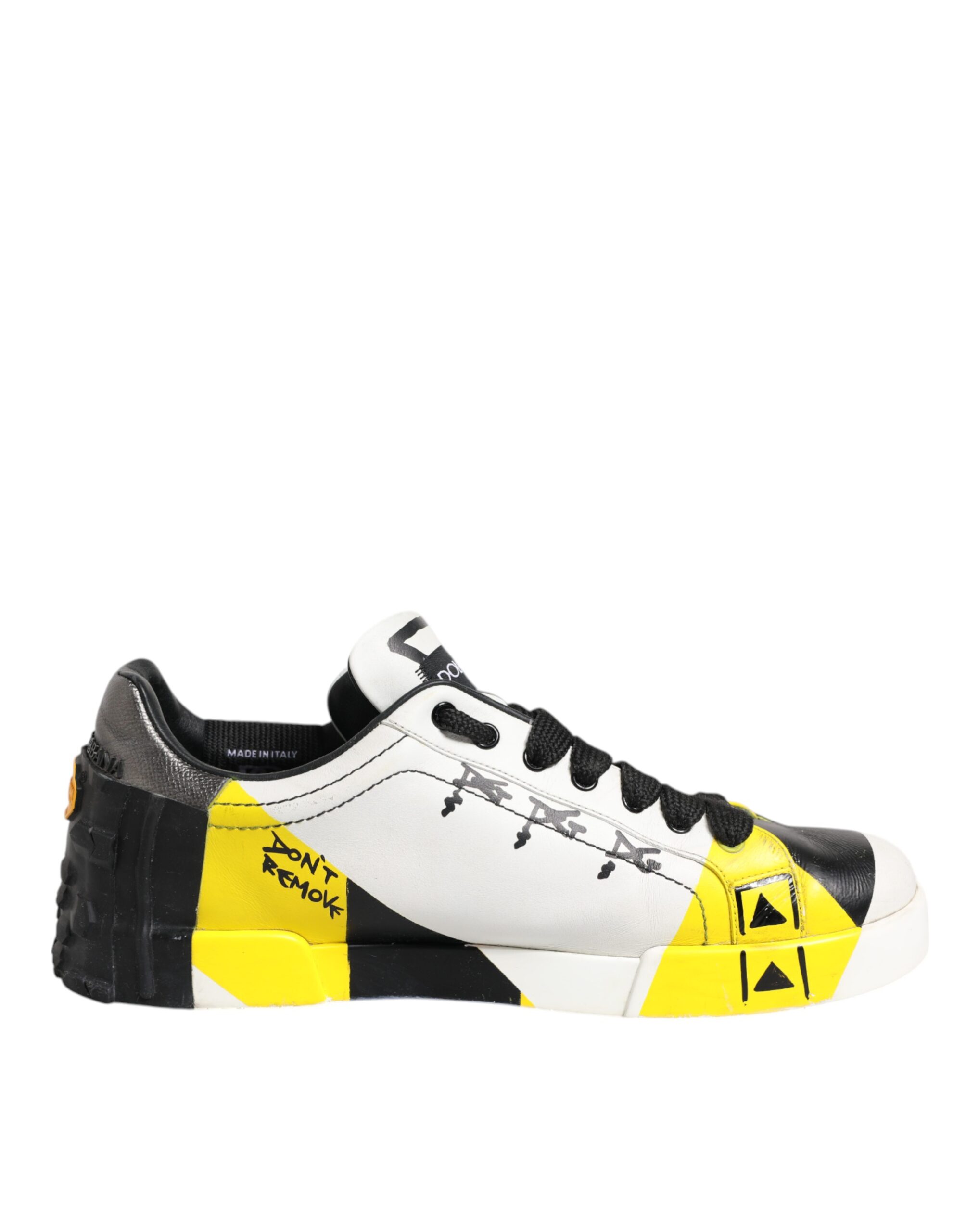 Dolce & Gabbana Multicolor Lettering Portofino Sneakers