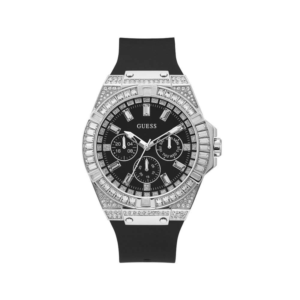 Guess Black Silicone Men's Watch
