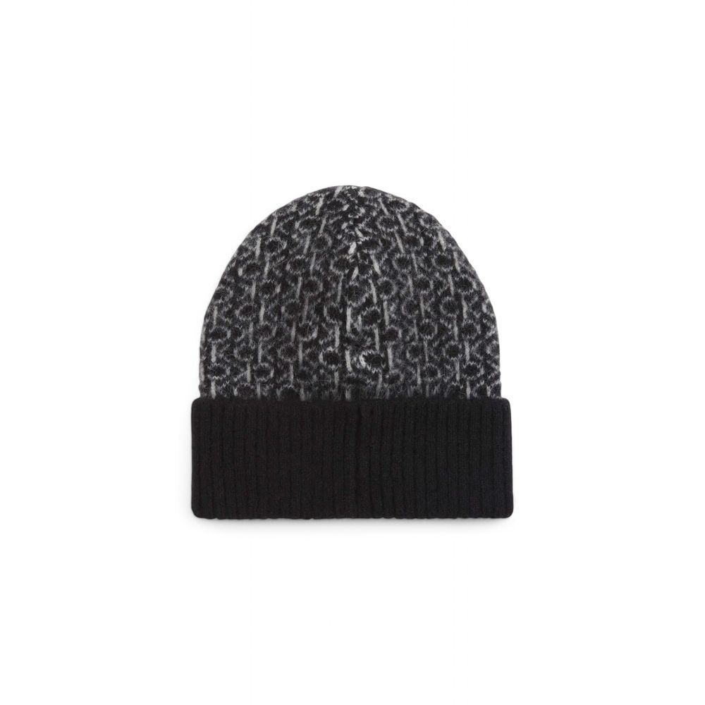 Black Alpaca Leather Caps Baseball Hat