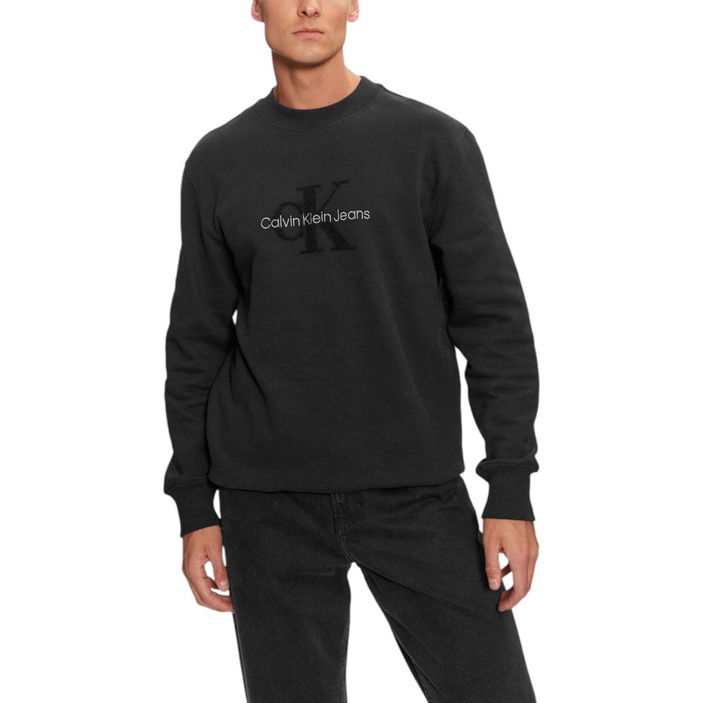Black Cotton Sweatshirt