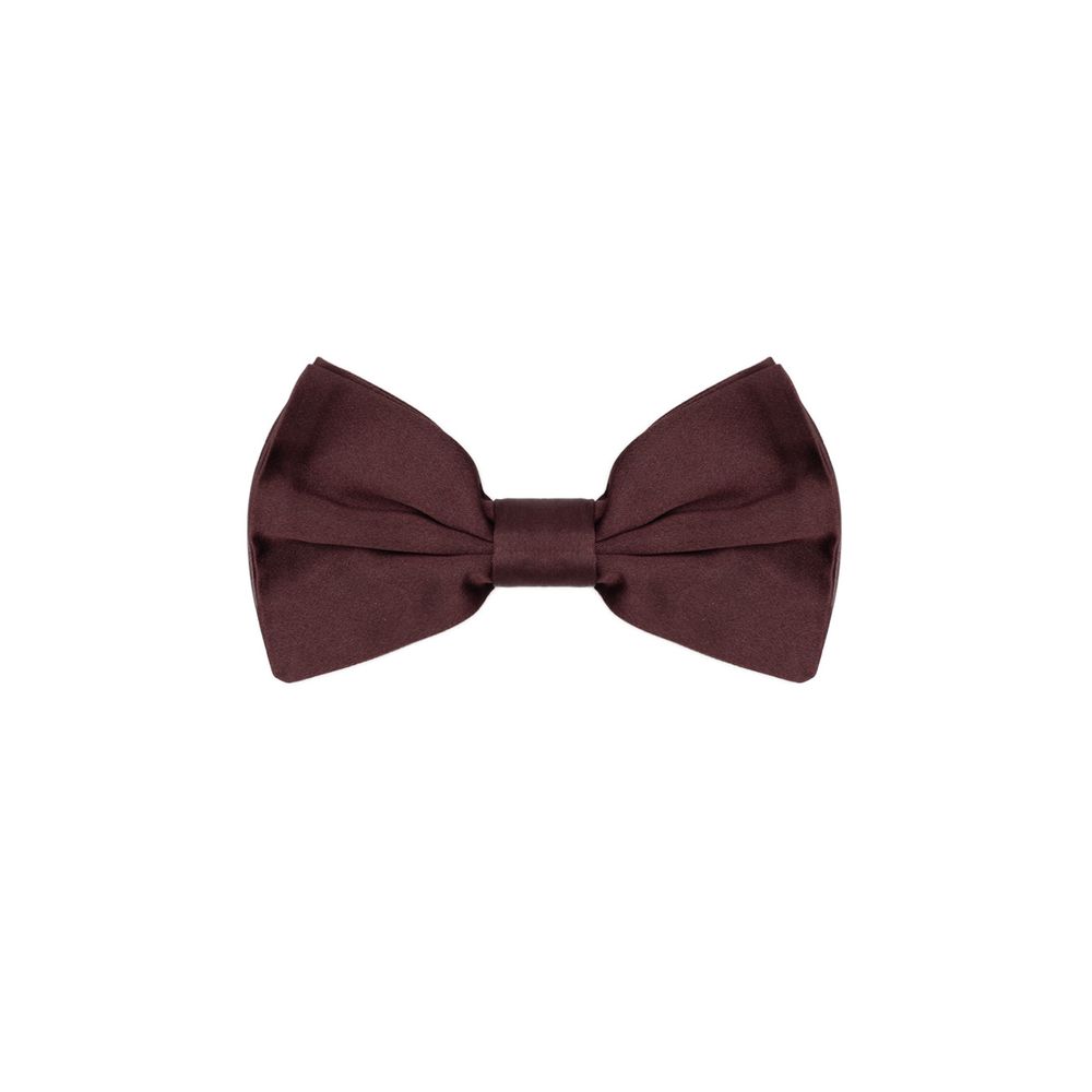 Burgundy Silk Bowty