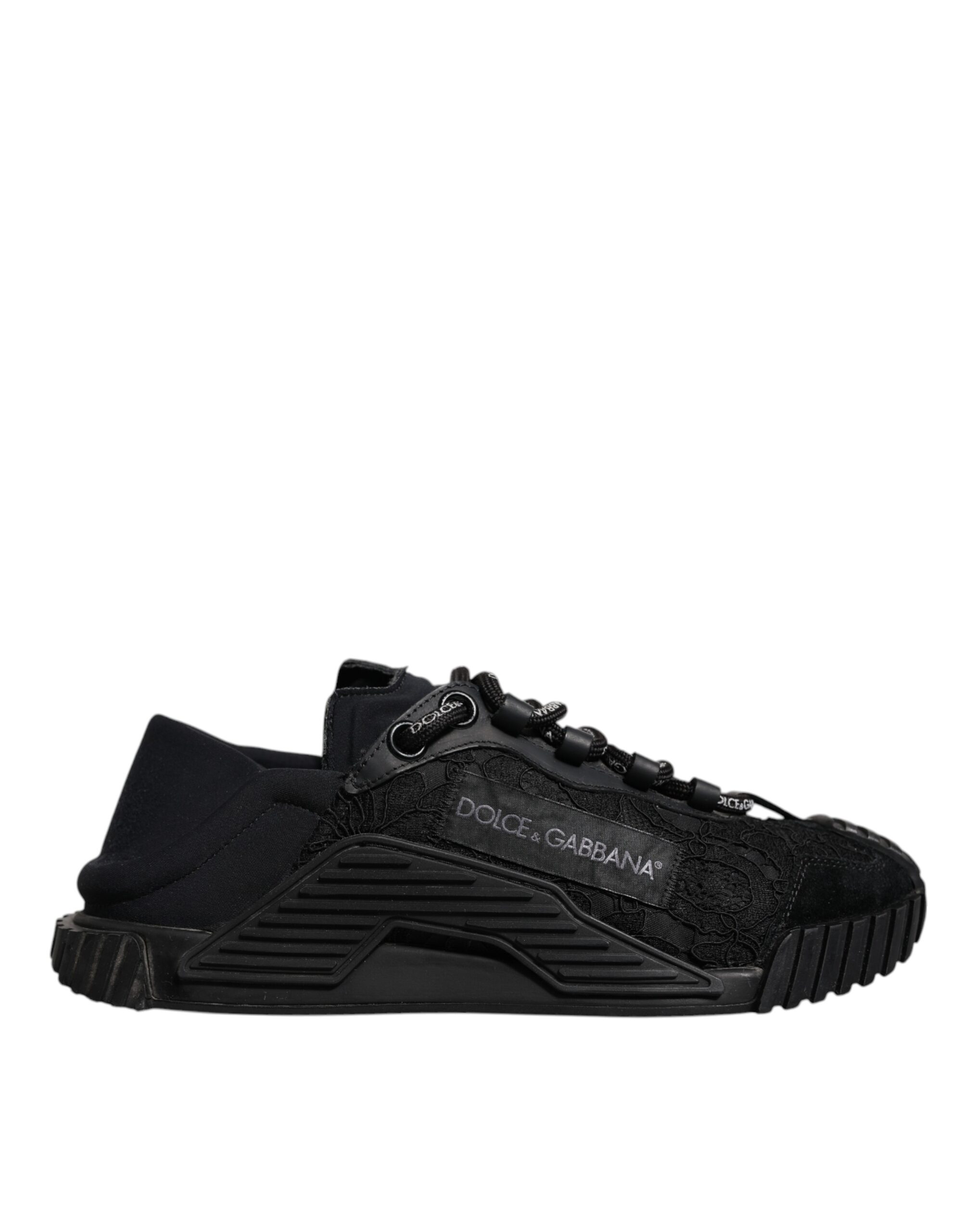 Black Nylon Low Top NS1 Sneakers Shoes