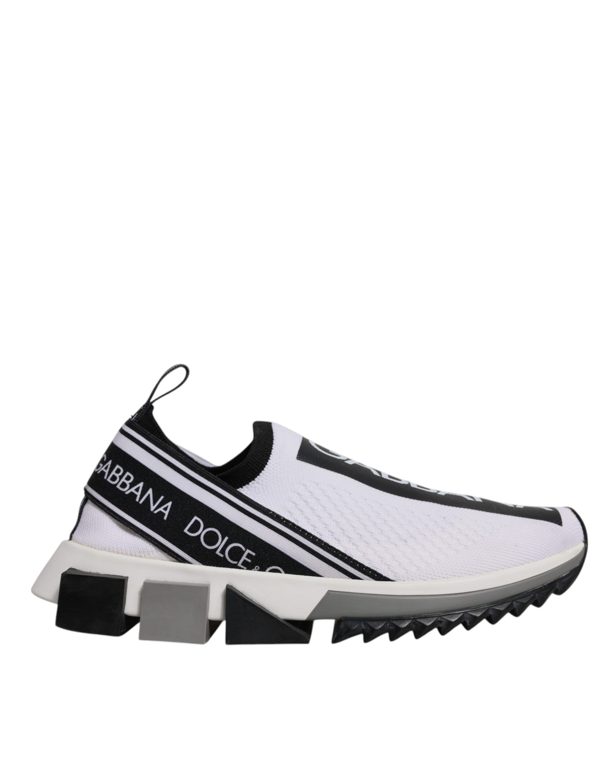 White Black Slip On Sorrento Sneakers Shoes