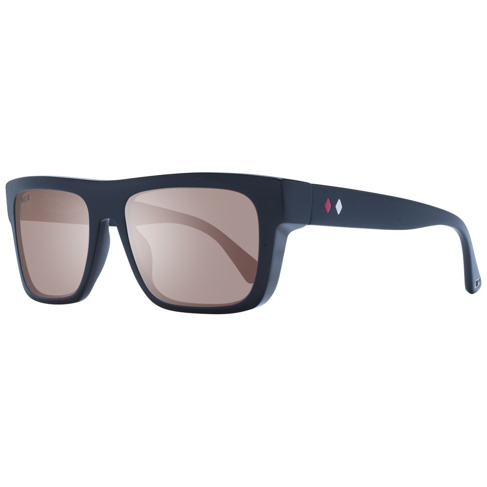 Web Black Men Men's Sunglasses