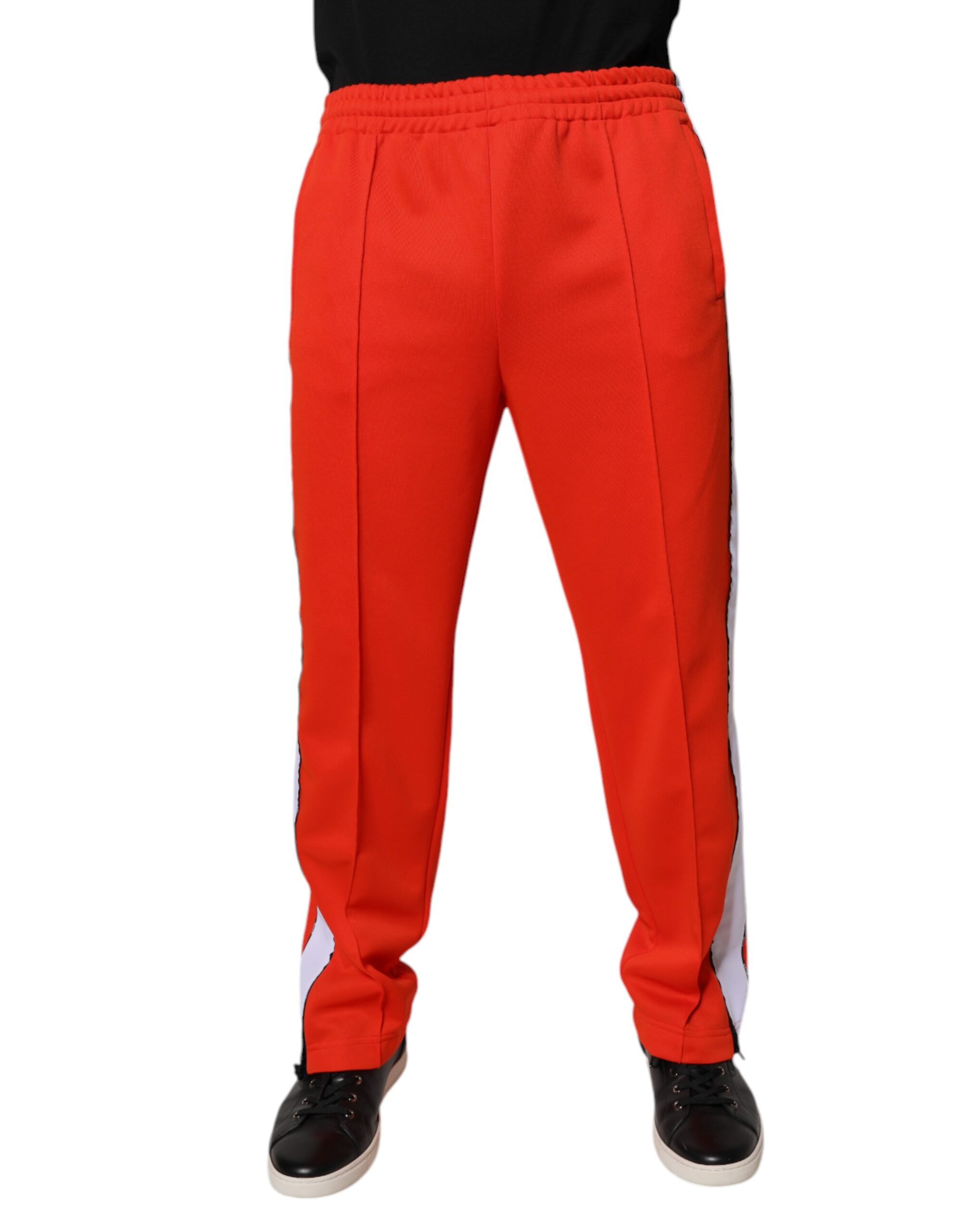 MSGM Red White Mid Waist Men Jogger SweatMen's Men's Pants (Pre-Owned)