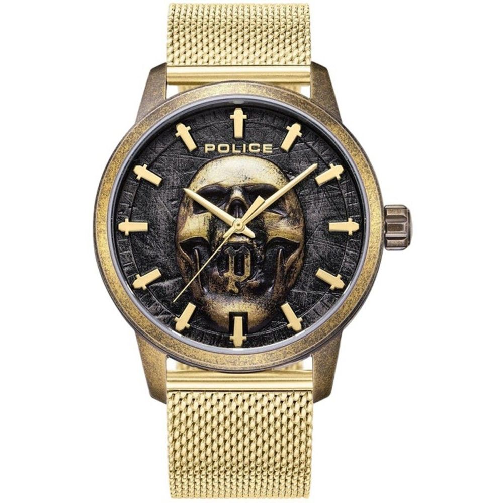 Gold Stainless Steel Dress Watch