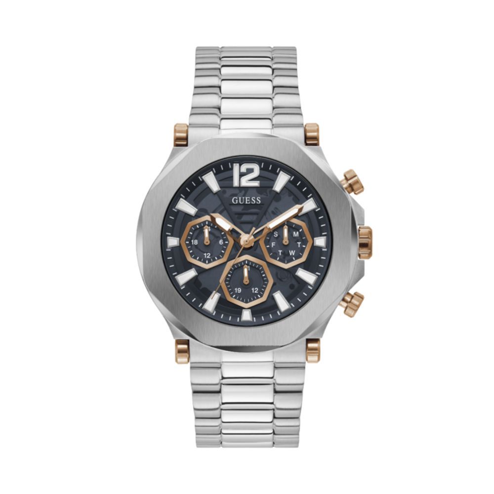 Guess Gray Stainless Steel Men's Watch