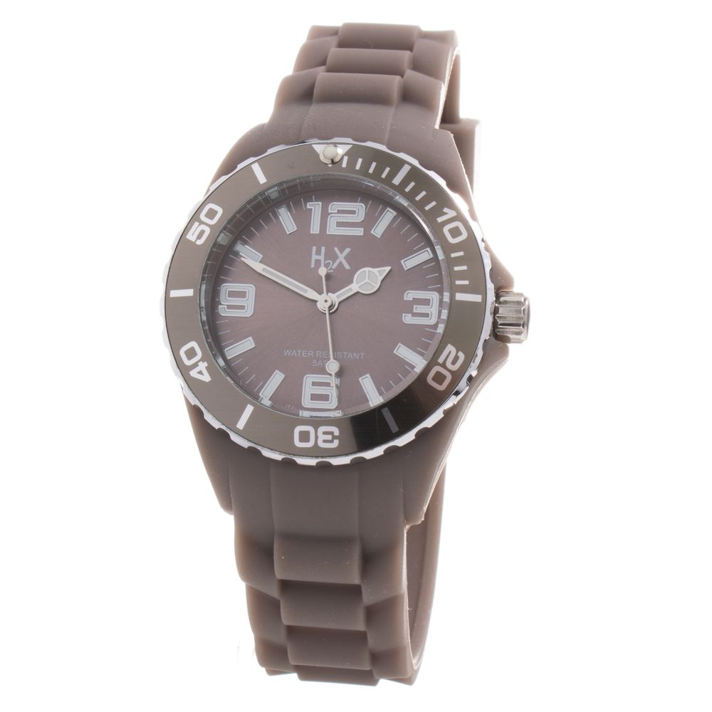Brown Rubber Watch