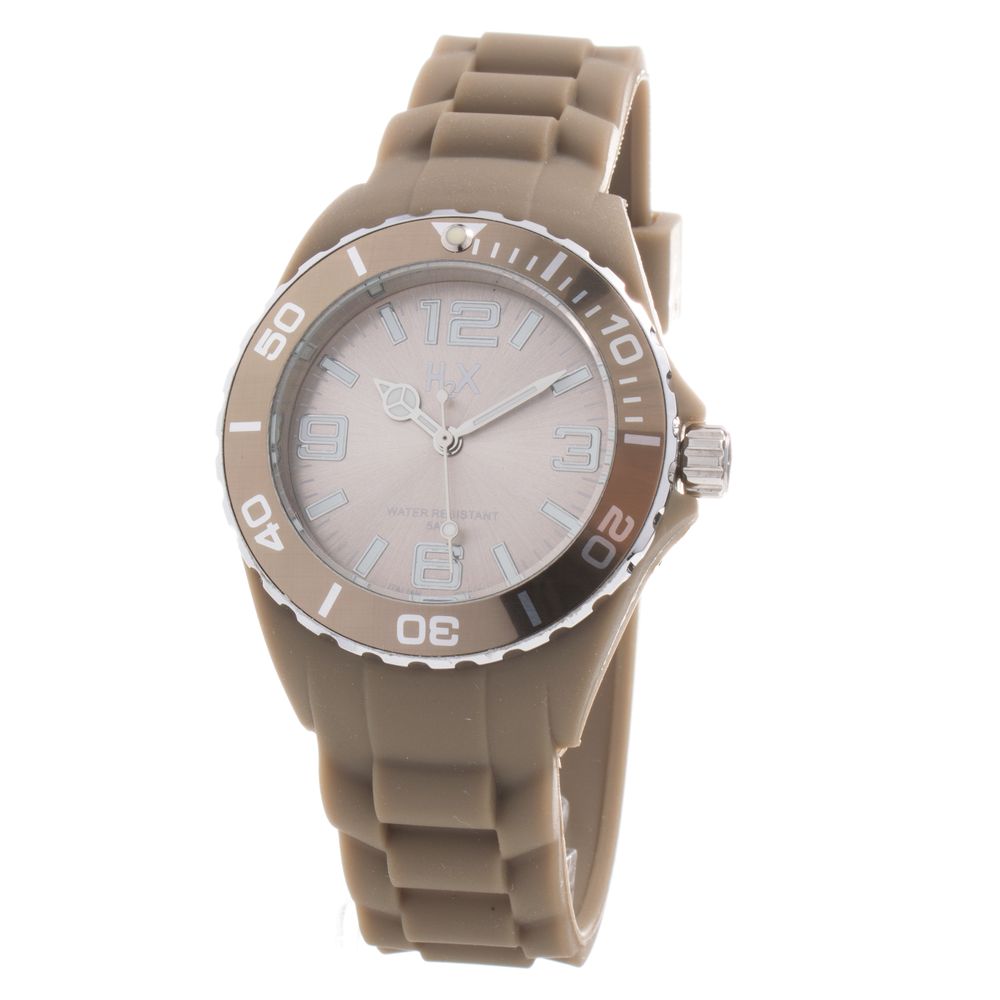 Brown Rubber Watch