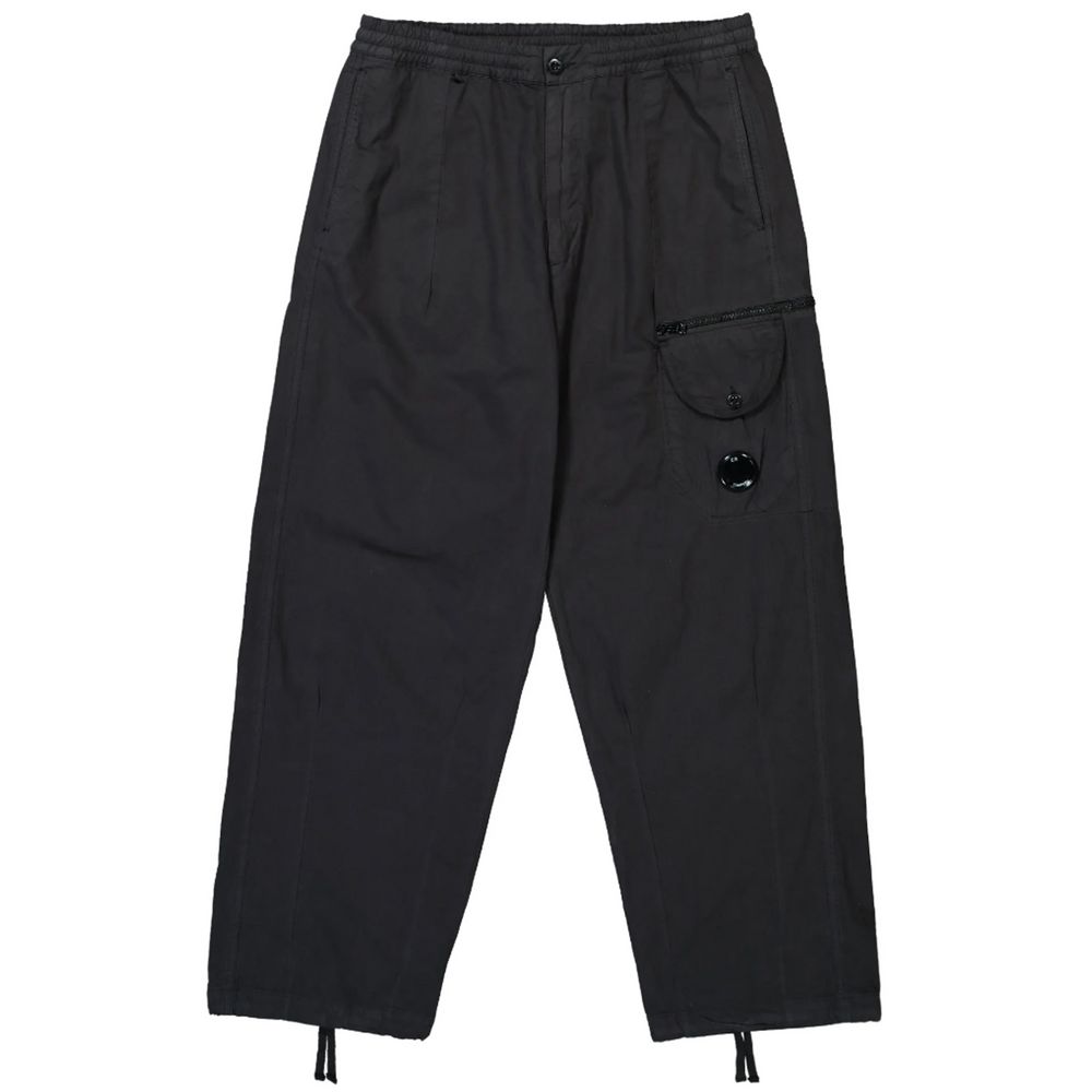 Black Cotton Jeans & Pant