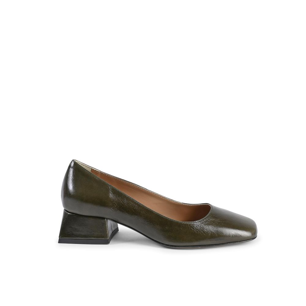 Green Leather Pump