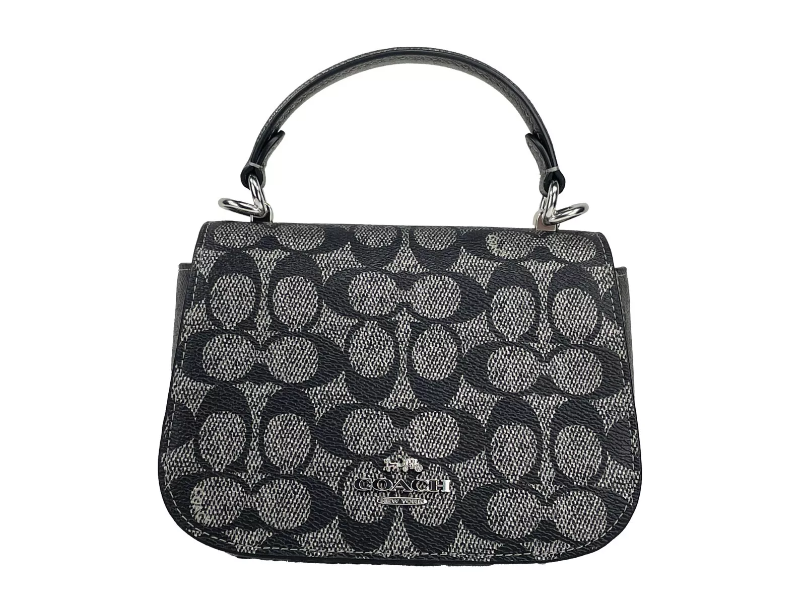 Lysa Top Handle Bag Crossbody Gun Metal