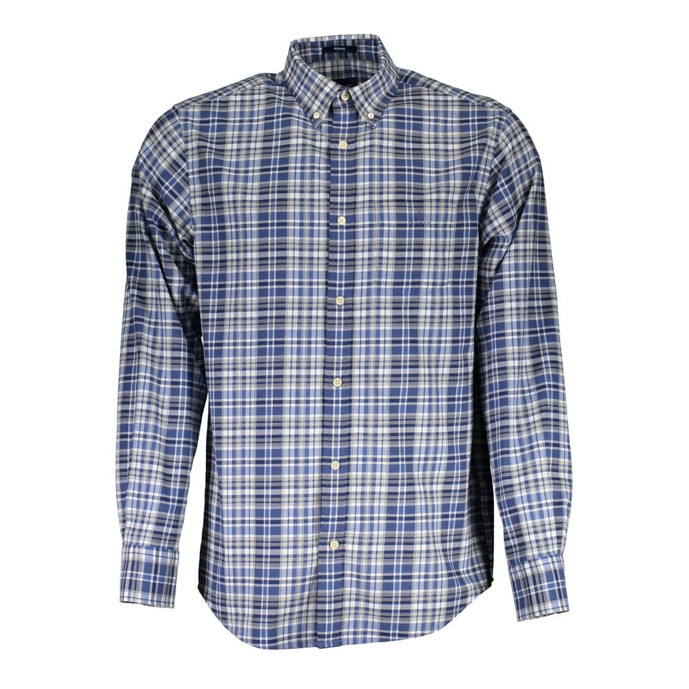 Gant Blue Cotton Men Men's Shirt
