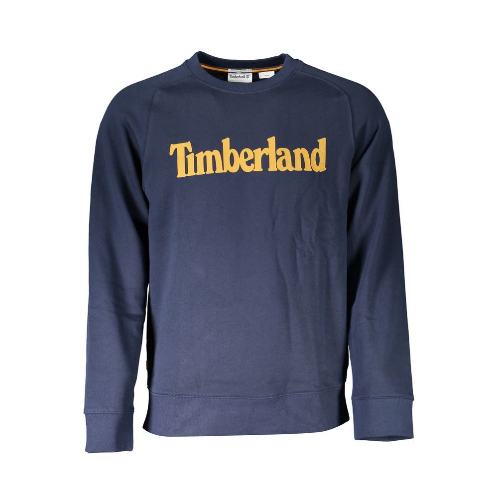 Blue Cotton Unisex Sweatshirt