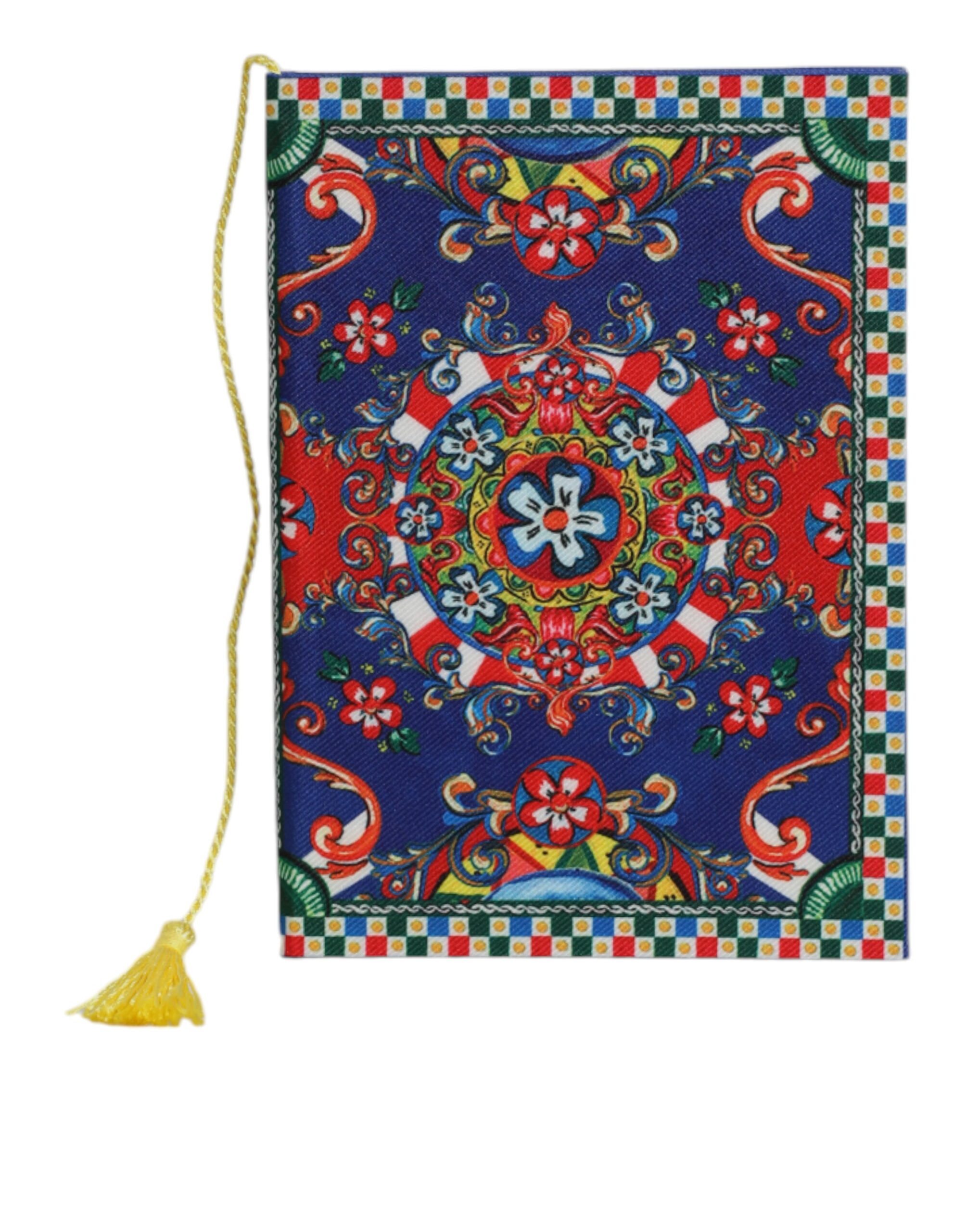Multicolor Polyester Carretto Siciliano Print Notebook