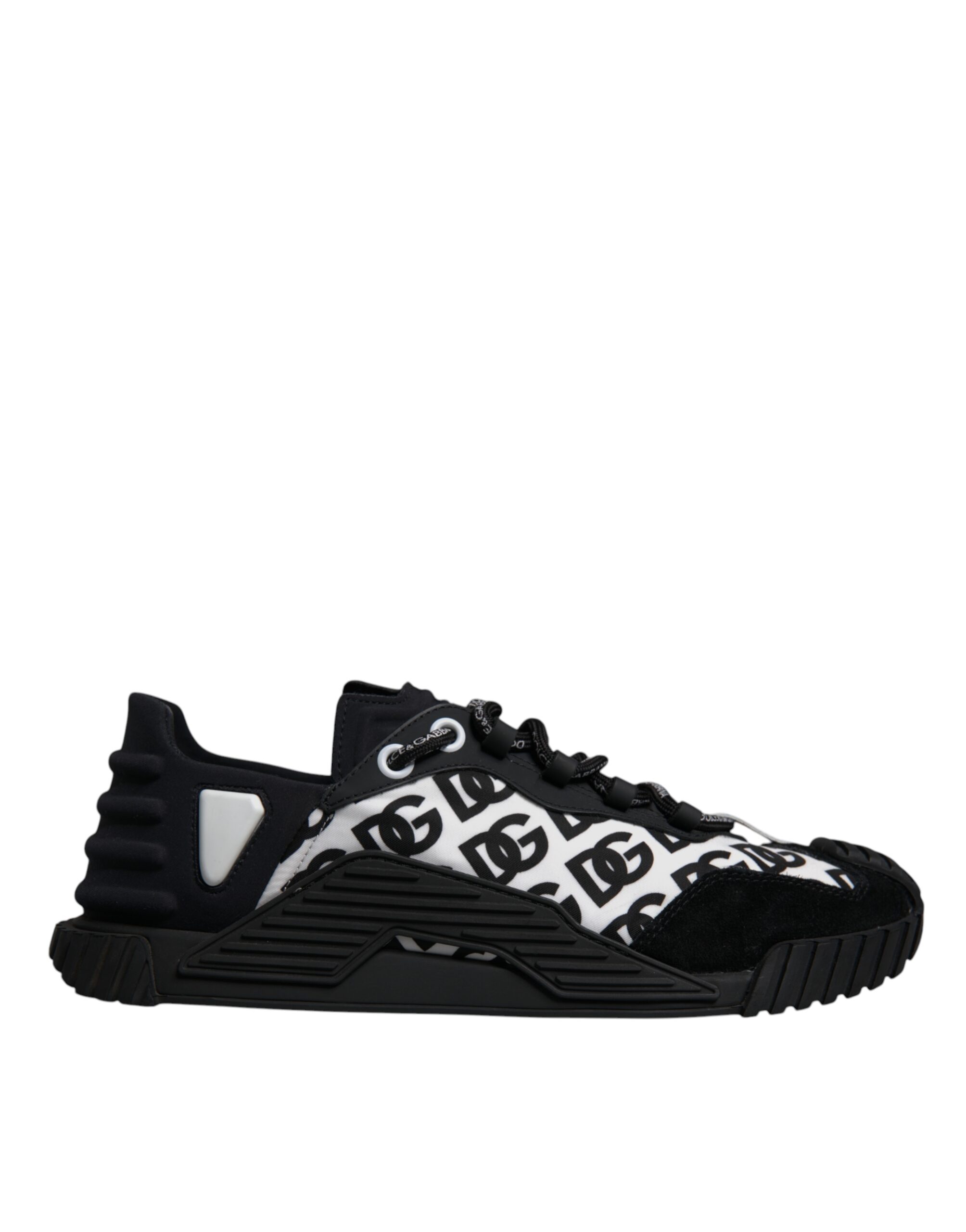 Black Logo Lace Up Low Top NS1 Sneakers Shoes