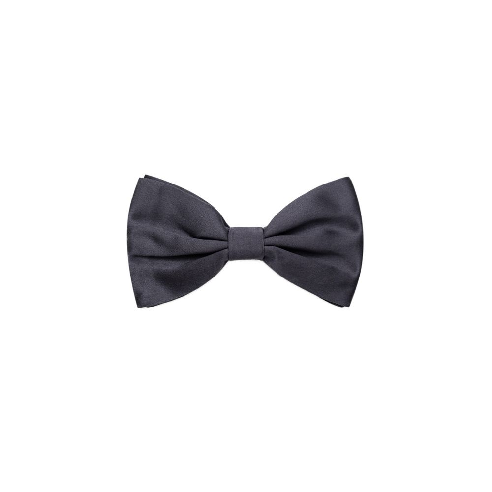 Gray Silk Bowty